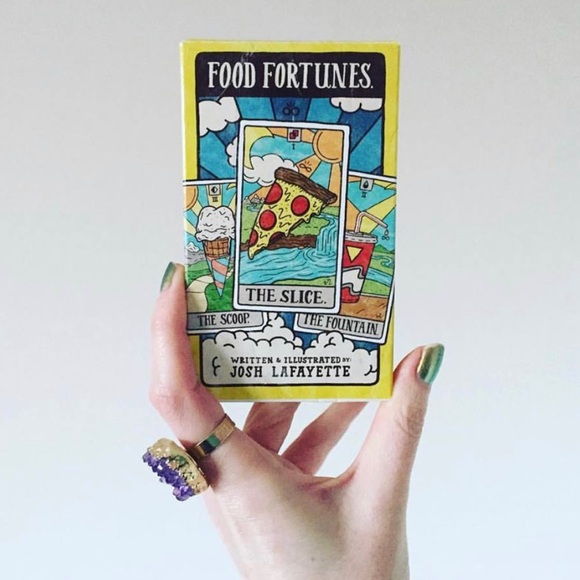 Food fortune tarot deck cards & book new sealed - Picture 3 of 4